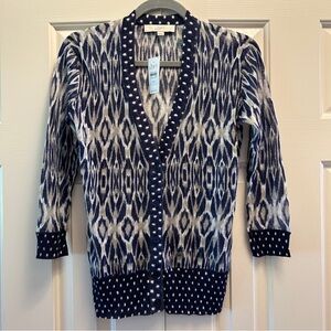 Loft Blue Lightweight Cardigan NWT